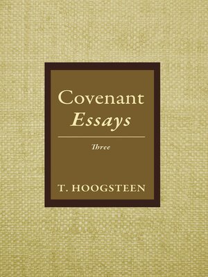 cover image of Covenant Essays